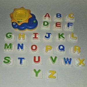 LeapFrog Fridge Phonics Sun Reader Magnetic COMPLETE Alphabet 26 Letters TESTED